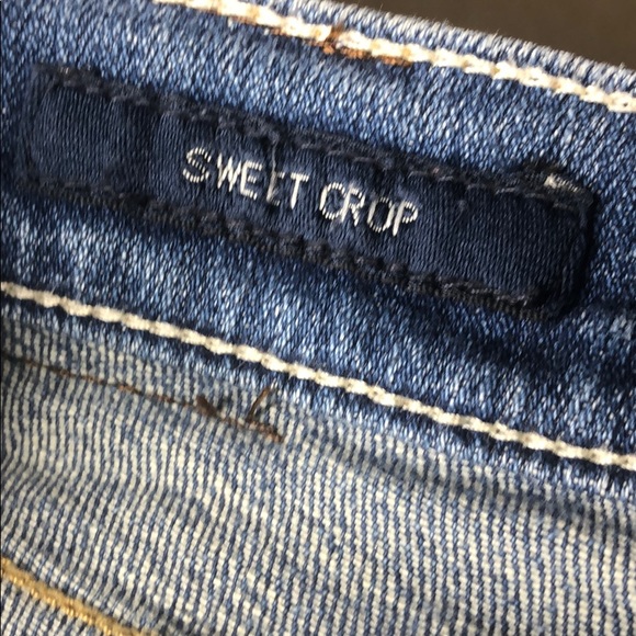 Lucky Brand Sweet Crop Embroided Stitching - Picture 5 of 7